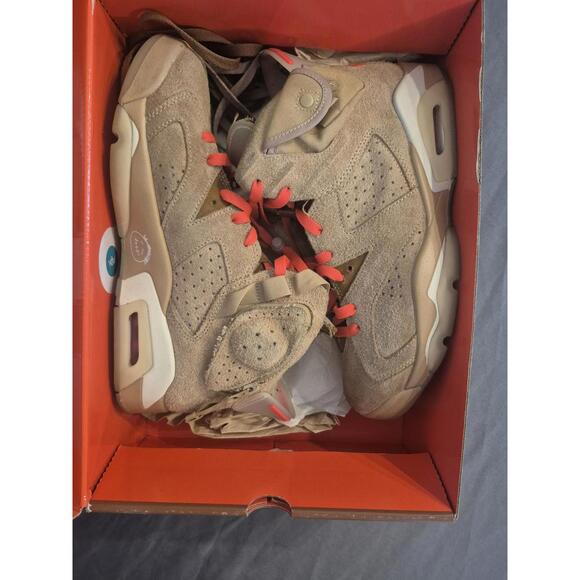 Air Jordan 6 x Travis Scott “British Khaki” Size 9